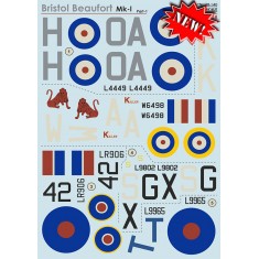 1/48 Bristol Beaufort Part.1 Decals