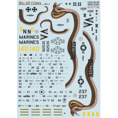 Decals for 1/48 Bell AH-1 Cobra Part 1