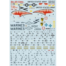 Decals for 1/48 Bell AH-1 Cobra Part 2