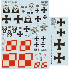 Decal for 1/48 Adam's Head on the Wings of the Great War Part. 2