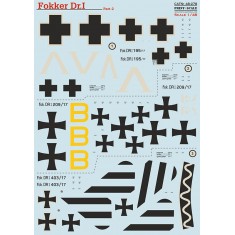 Decal for 1/48 Fokker Dr I Part 2
