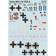 1/48 Focke-Wulf Fw.190A-8 Decal Part 1