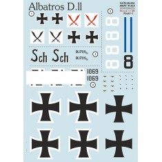 1/48 Albatros D.II Decal Part 1