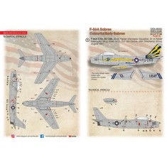 1/48 F-86A Colourful Early Sabres Decal Part 5 - 5 NA, 49 1289