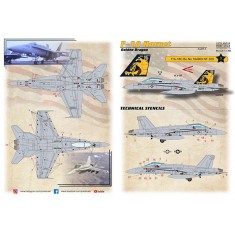 1/48 F-18 Hornet. Decal Part 1 - No.164909 NF 300