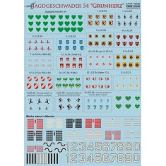 1/72 Jagdgeschwader 54 Grunherz Decals