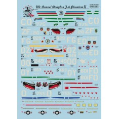 1/72 McDonnell Douglas F-4 Phantom II in Vietnam war Decals