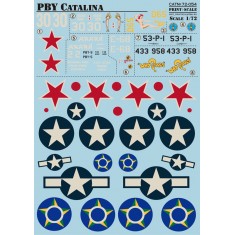 1/72 Consolidated PBY Catalina (complete set, 2 leaf) Decals