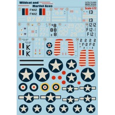 1/72 Wildcat and Martlet Aces Decals
