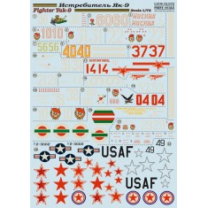 1/72 Yakovlev Yak-9 Decals