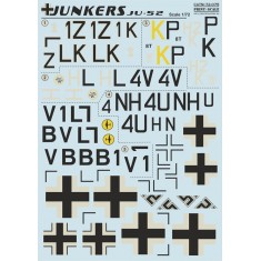 1/72 Junkers Ju-52 Decals