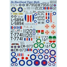 1/72 de Havilland Tiger Moth Decals