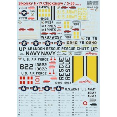 1/72 Sikorsky H-19 Decals Part 2