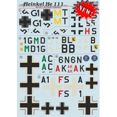 1/72 Wet Decals - Heinkel He-111 Part 4