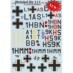 1/72 Wet Decals - Heinkel He-111 Part 2