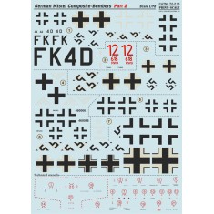 1/72 Wet Decals - German Mistel Composites-Bombers Part 2
