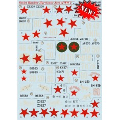 1/72 Soviet Hawker Hirricane Aces of WWII Decals