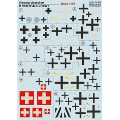 1/72 Siemens-Schuckert D.III/D.IV Decals