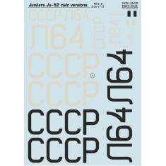 1/72 Junkers Ju-52 Civic Versions Decals Part.2
