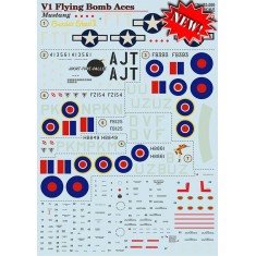 1/72 V1 Flying Bomb Aces Mustang Decals 