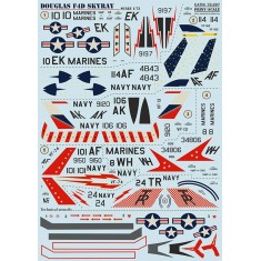 1/72 Douglas F4DF-6 Skyray Decals