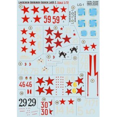 1/72 Lavochkin-Gorbunov-Gudkov LaGG-3 Decals