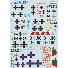 1/72 German Avia B-53 Fighter Decals