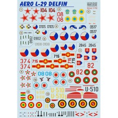 1/72 Aero L-29 Delfin Decals