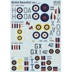 1/72 Bristol Beaufort Part.1 Decals