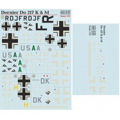 1/72 Dornier Do.217 K&M Decals
