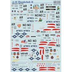 Decals for 1/72 A-10 Thunderbolt II Desert Storm