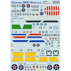 Decals for 1/72 Curtiss SOC Seagull Part.2