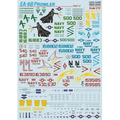Decals for 1/72 Northrop Grumman EA-6B Prowler Part 2