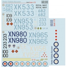 Decals for 1/72 Hawker Siddeley Buccaneer Part 2