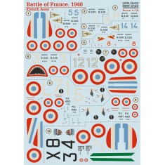 Decals for 1/72 Battle of France 1940
