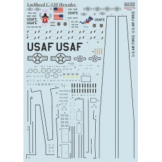 Decals for 1/72 Lockheed C-130 Hercules. Part 2