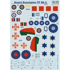 Decals for 1/72 Bristol Beaufighter Mk.X Part 2 