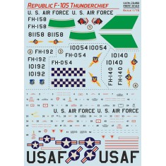 Decals for 1/72 Republic F-105 Thunderchief Part 3