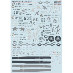 Decal for 1/72 McDonnell Douglas FA-18A Hornet