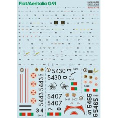 1/72 Fiat/Aeritalia F.91 Decal