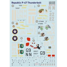 1/72 Republic P-47 Thunderbolt Decal