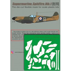 1/72 Supermarin Spitfire Mk.1 Masking & Decals