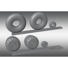 1/72 Avro Lancaster Wheels