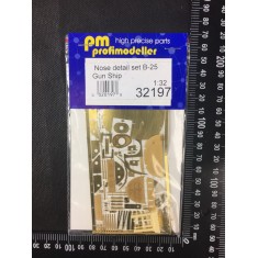 1/32 North American B-25 Mitchell Gun Ship Nose Detail Set for HK Models