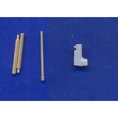 1/32 Mil Mi-4 Pitot Pipe & Barrel for Trumpeter kits