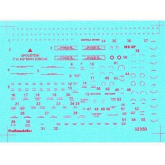 Decal for 1/32 Mikoyan-Gurevich MiG-15 Stencils