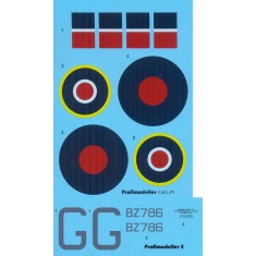 Decals for 1/32 Consolidated B-24 Liberator GR Mk.V BZ786 Jan Irving