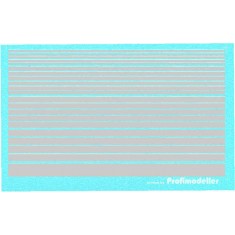 Decals for 1/32 Silver Strips (strips 1, 2 , 3 , 4 and 8mm)
