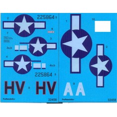 Decals for 1/32 Republic P-47D-22-RE Thunderbolt 19 Kills Early May 1944