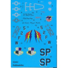 Decals for 1/32 F-16CJ Fighting Falcon (Block 50C) AB Spangdahlem